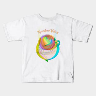 Rainbow Vibes Kids T-Shirt